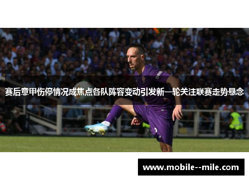 赛后意甲伤停情况成焦点各队阵容变动引发新一轮关注联赛走势悬念