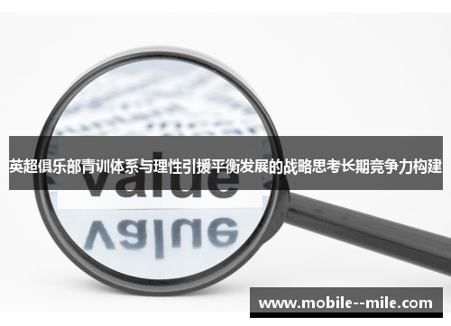 英超俱乐部青训体系与理性引援平衡发展的战略思考长期竞争力构建 英超俱乐部青训体系与理性引援平衡发展的战略思考长期竞争力构建